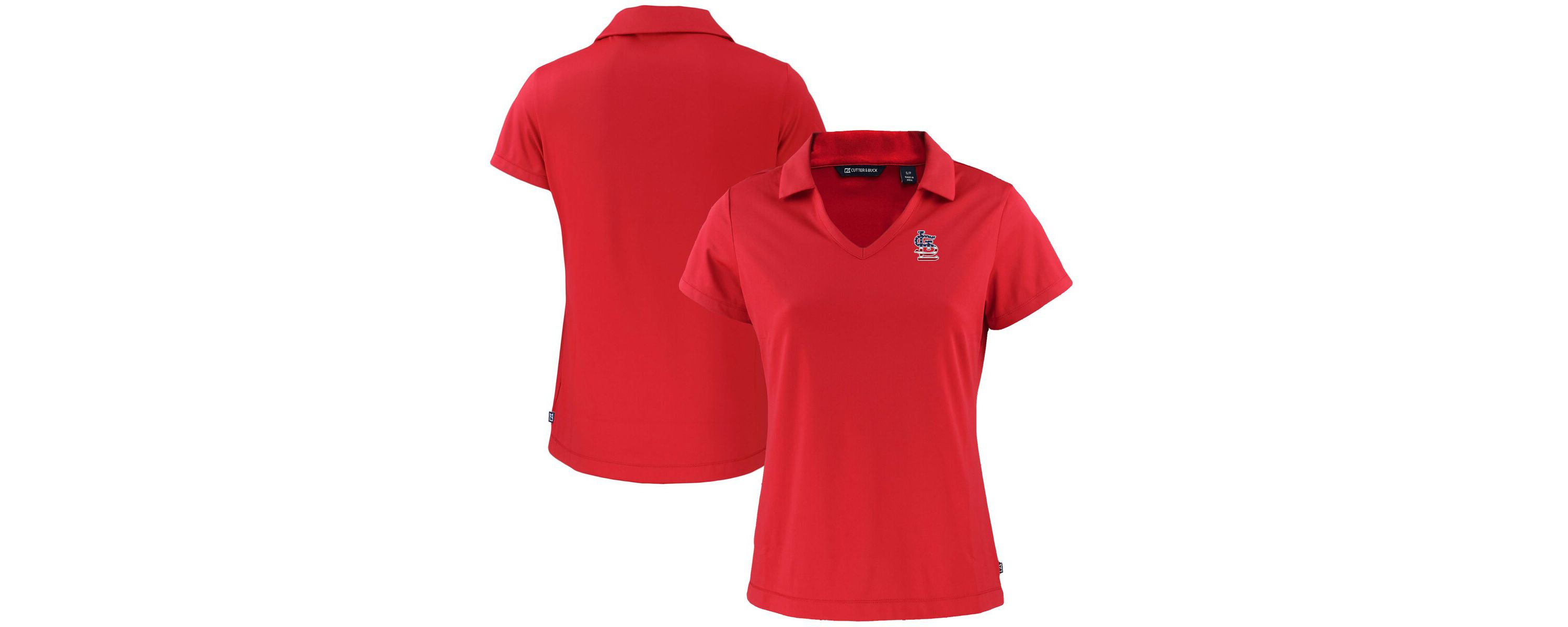 MLB St. Louis Cardinals Daybreak Eco Recycled V-Neck Polo