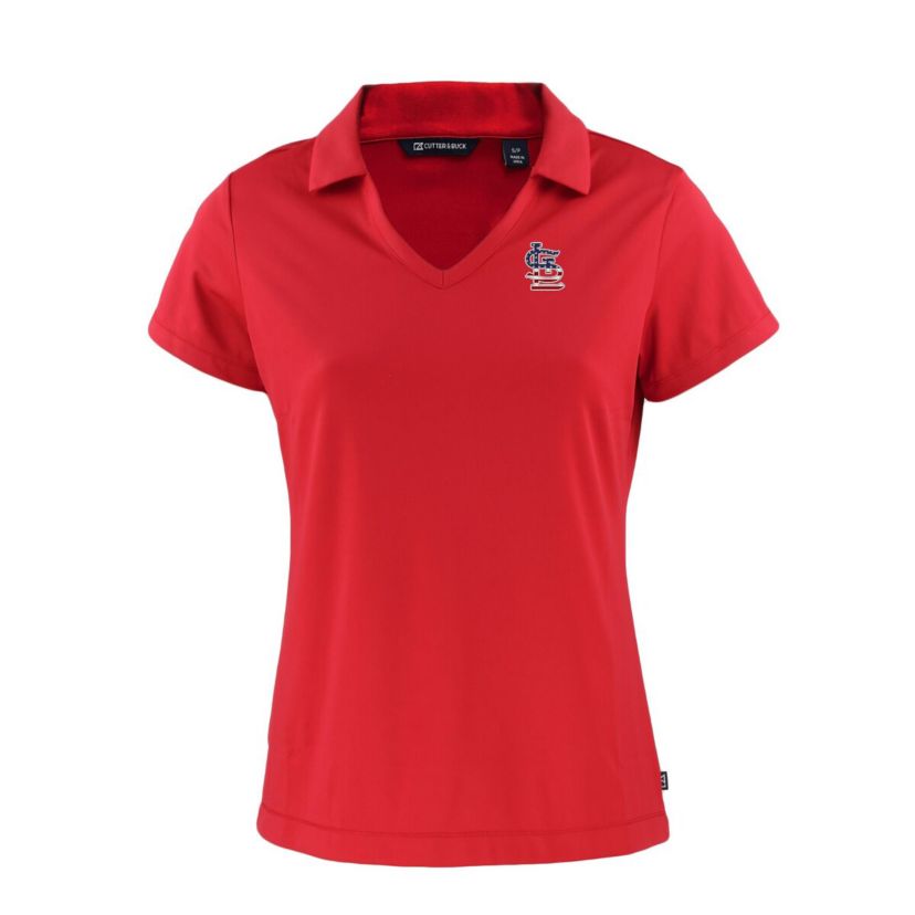 MLB St. Louis Cardinals Daybreak Eco Recycled V-Neck Polo