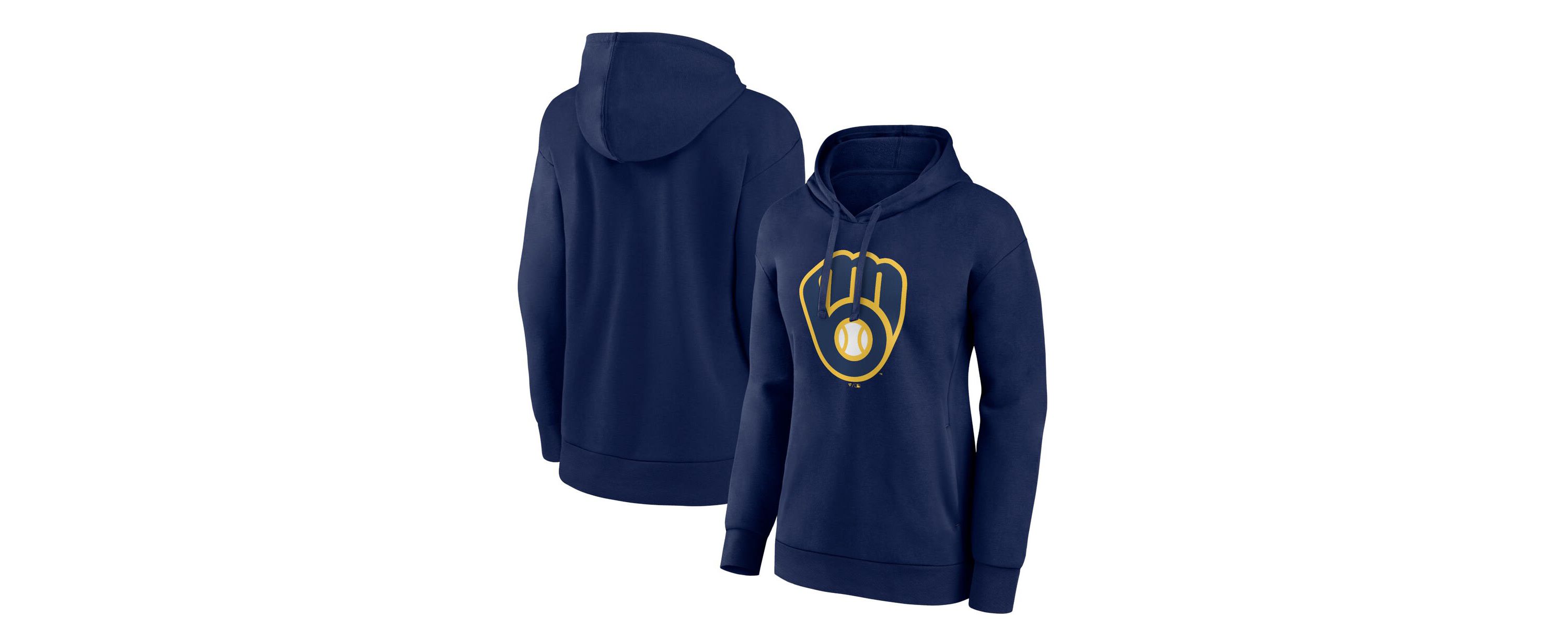 MLB Fanatics Milwaukee Brewers Logo Pullover Hoodie