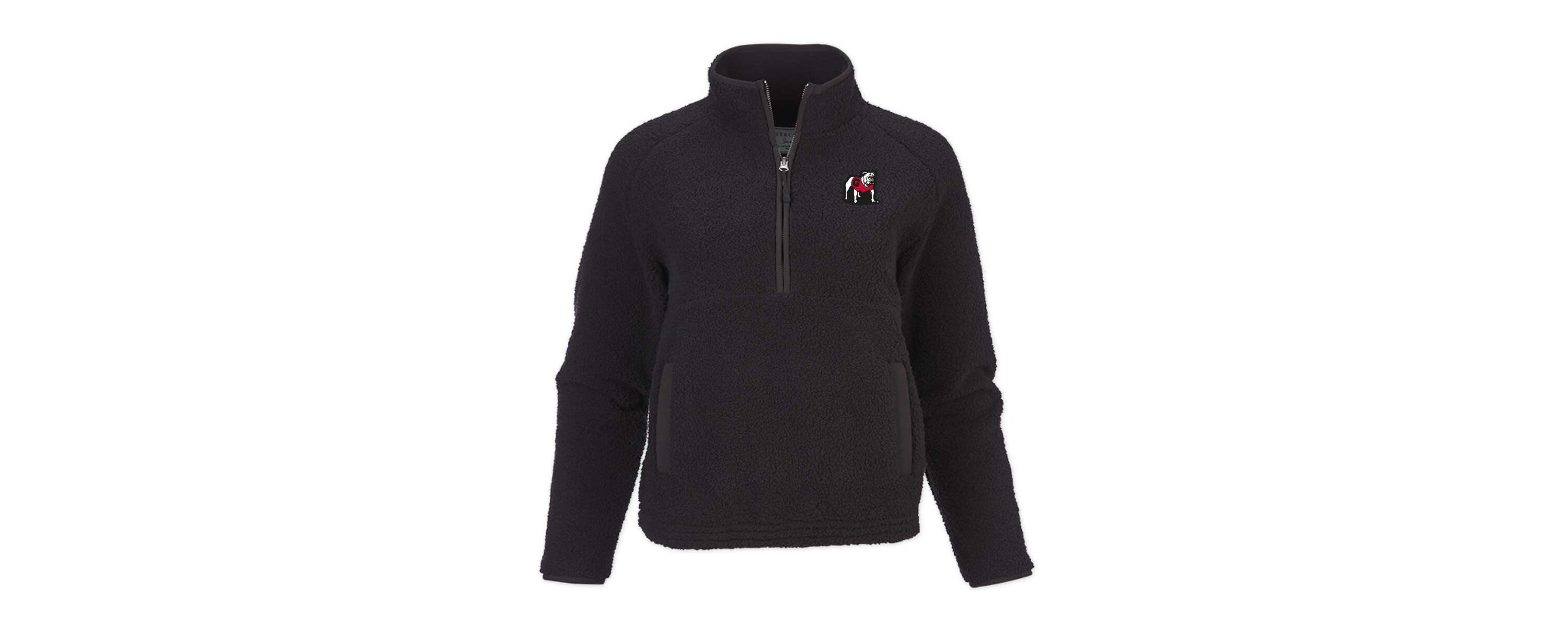 NCAA Georgia Bulldogs Everest Half-Zip Sweatshirt