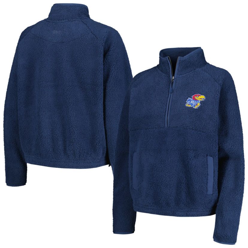 NCAA Kansas Jayhawks Everest Half-Zip Sweatshirt
