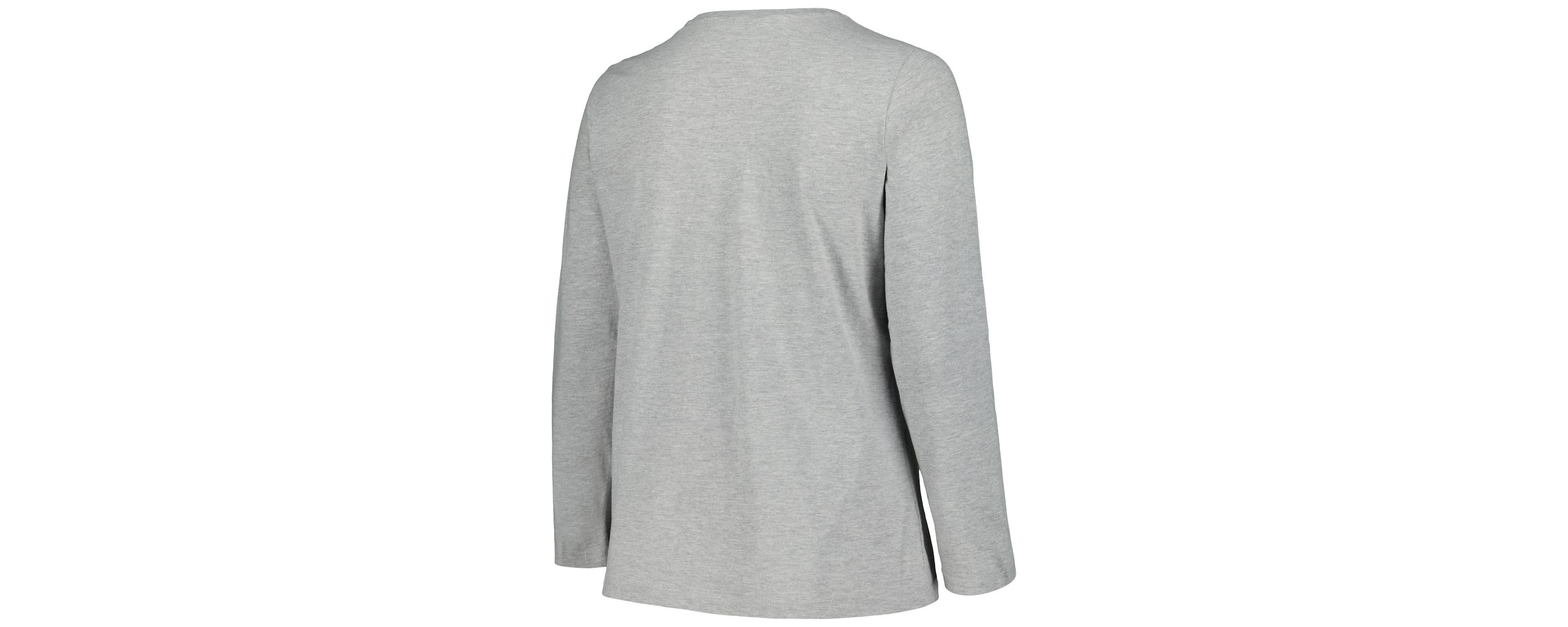 NCAA Michigan State Spartans Plus Size Arch Over Logo Scoop Neck Long Sleeve T-Shirt