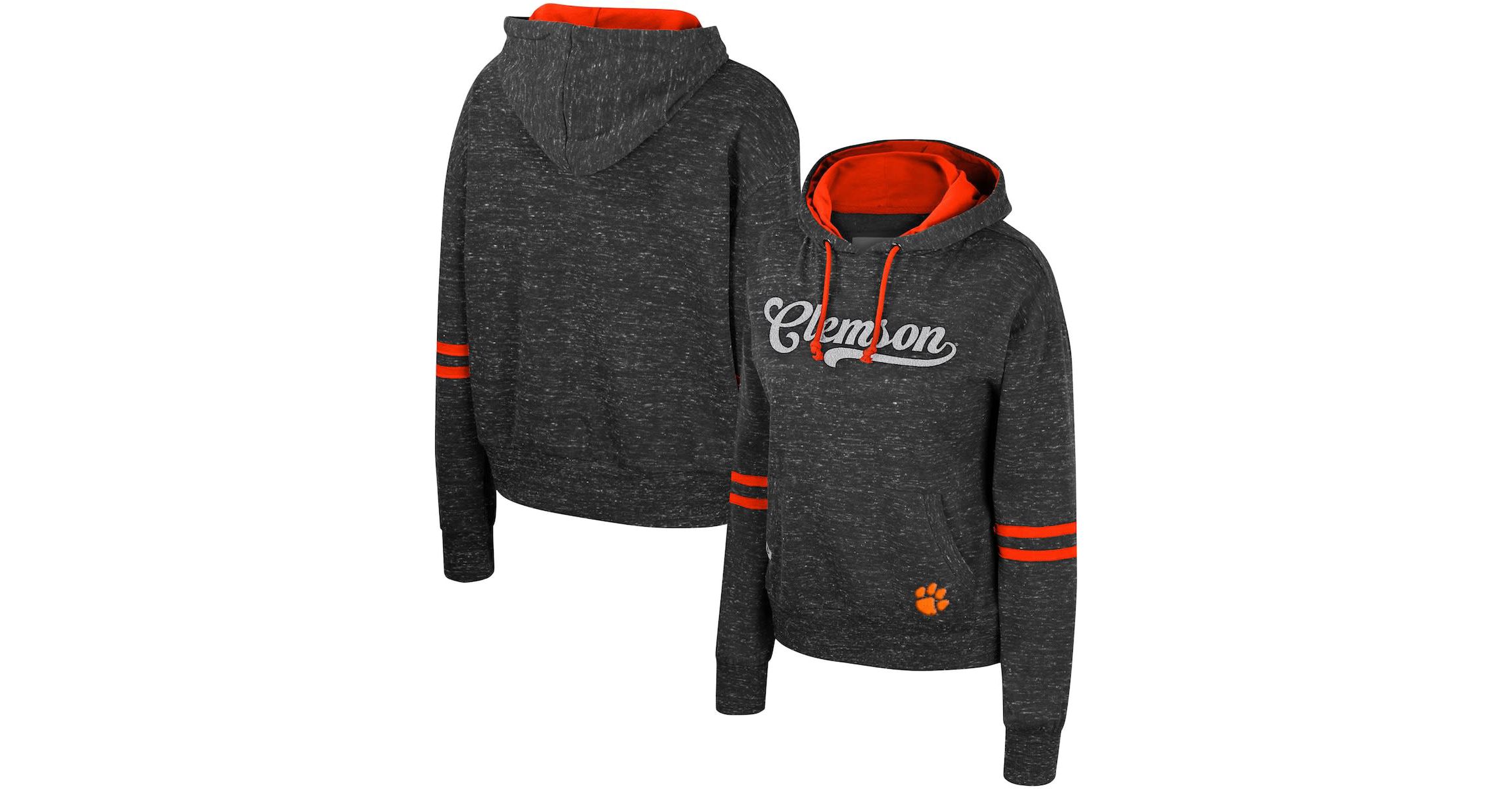 NCAA Clemson Tigers Catherine Speckle Pullover Hoodie