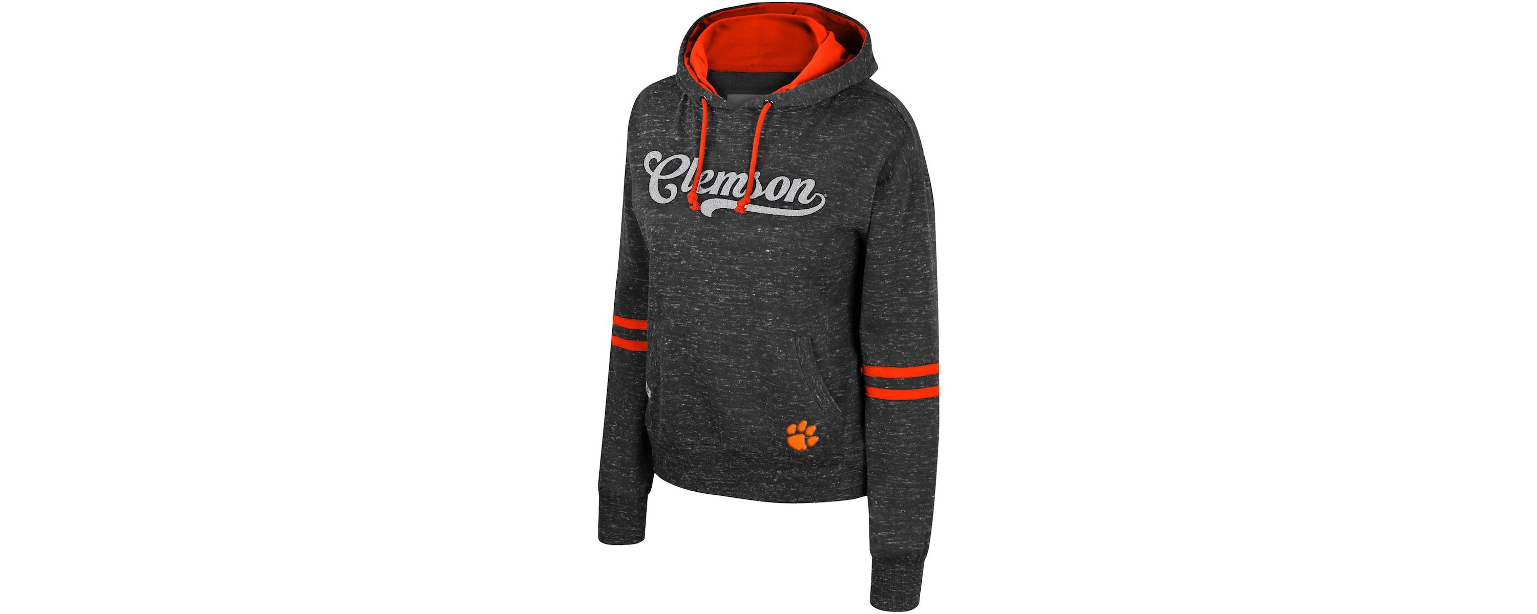 NCAA Clemson Tigers Catherine Speckle Pullover Hoodie