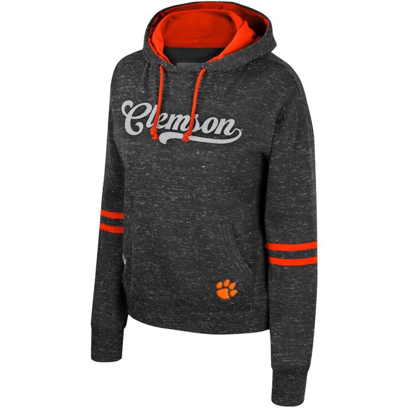 NCAA Clemson Tigers Catherine Speckle Pullover Hoodie