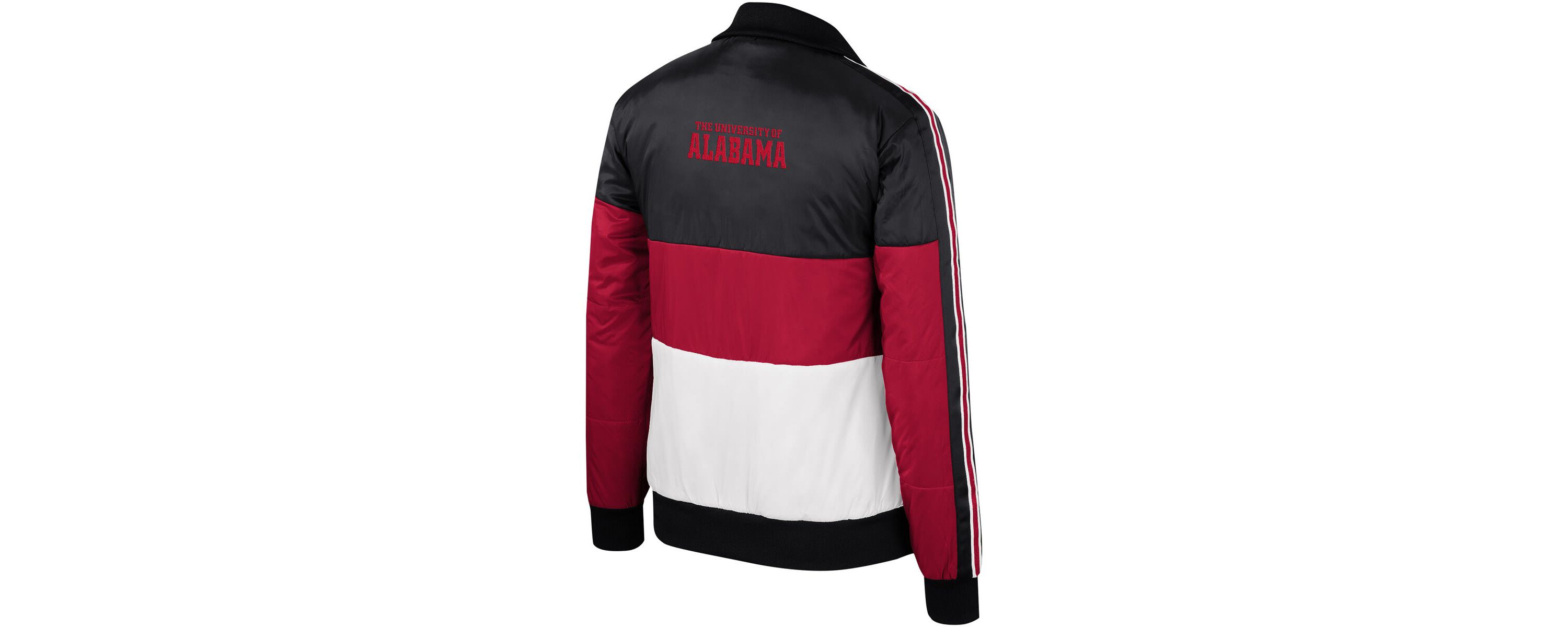 Alabama Crimson Tide NCAA Alabama Tide Color-Block Puffer Full-Zip Jacket