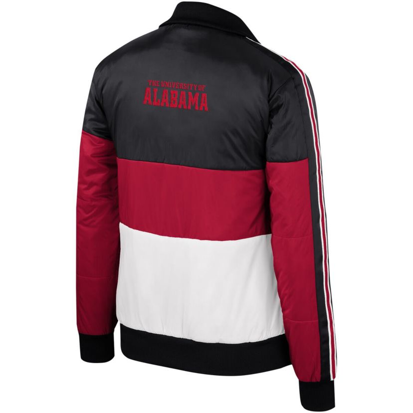 Alabama Crimson Tide NCAA Alabama Tide Color-Block Puffer Full-Zip Jacket