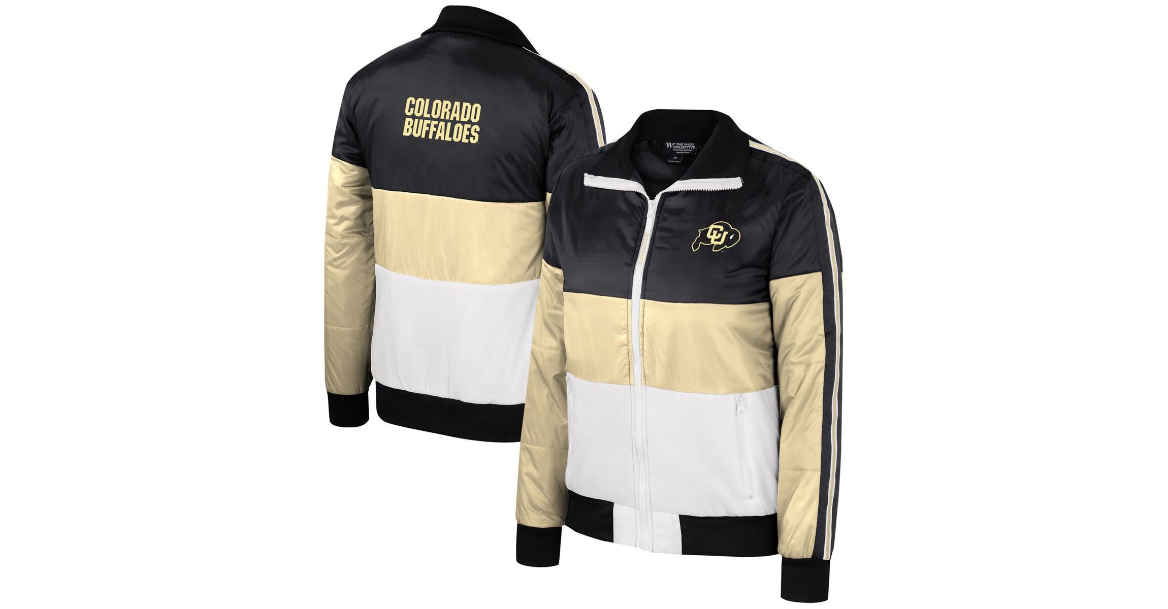 NCAA Colorado Buffaloes Color-Block Puffer Full-Zip Jacket