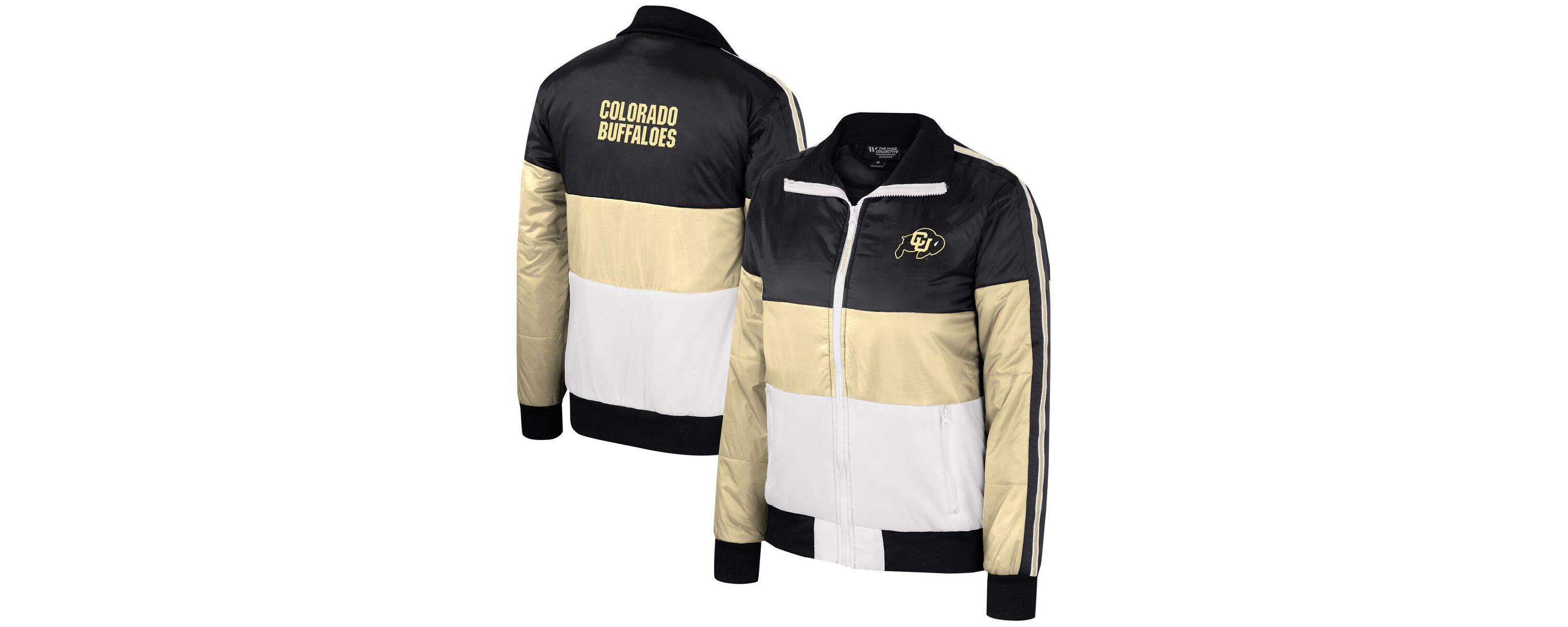 NCAA Colorado Buffaloes Color-Block Puffer Full-Zip Jacket