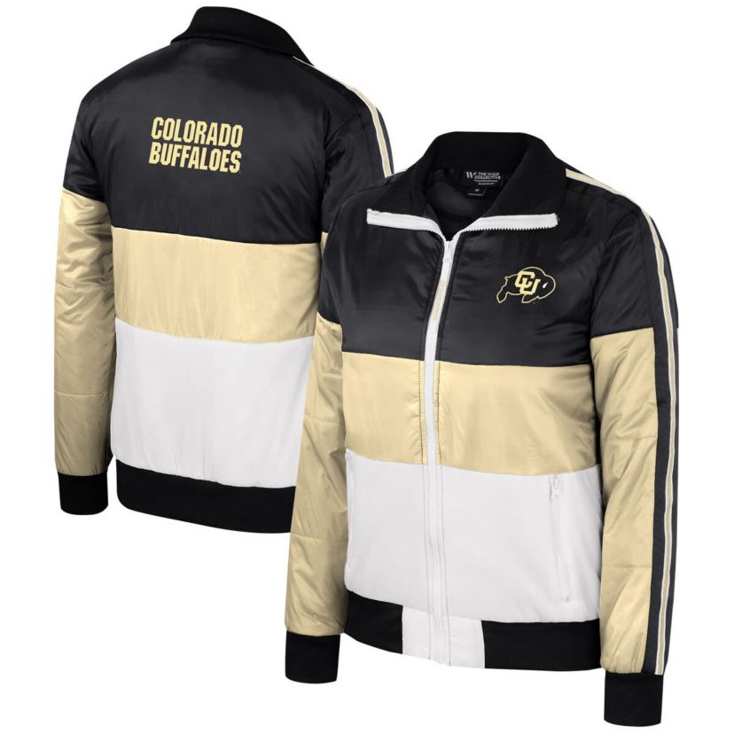 NCAA Colorado Buffaloes Color-Block Puffer Full-Zip Jacket