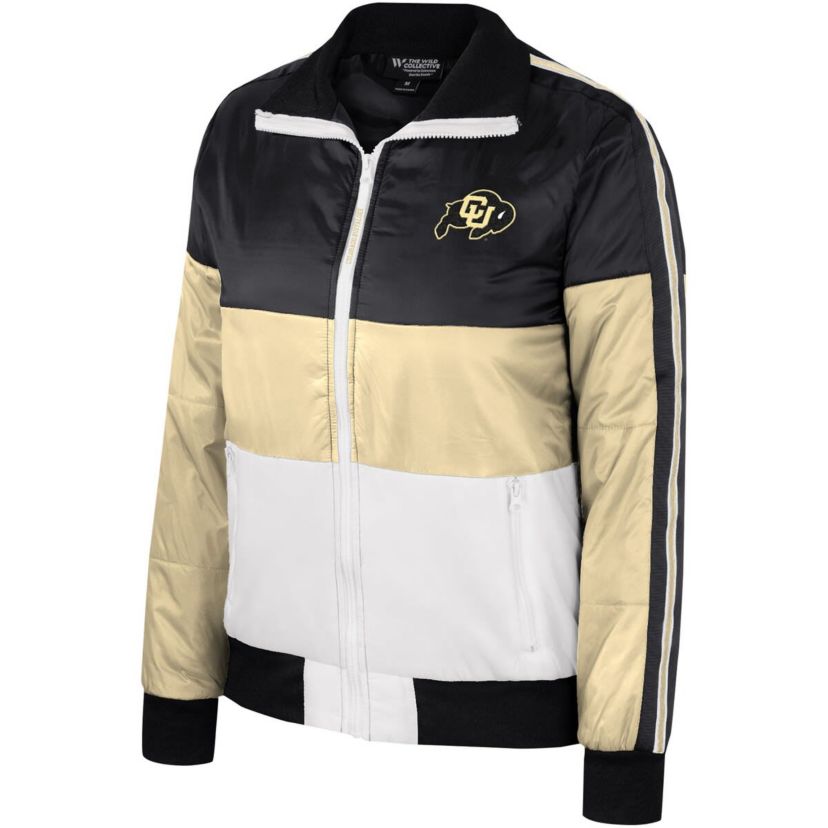 NCAA Colorado Buffaloes Color-Block Puffer Full-Zip Jacket