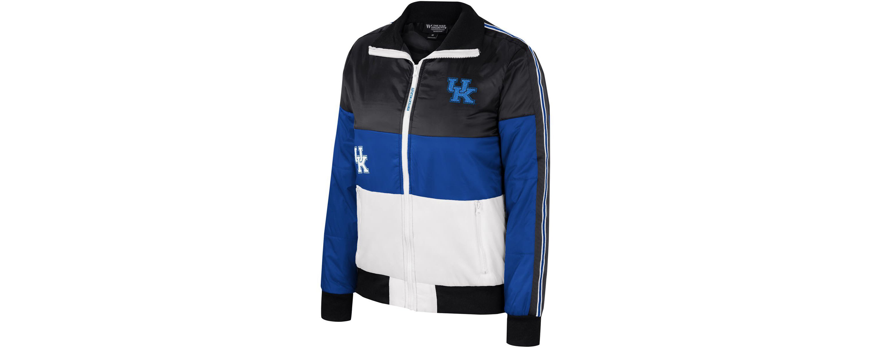 NCAA Kentucky Wildcats Color-Block Puffer Full-Zip Jacket