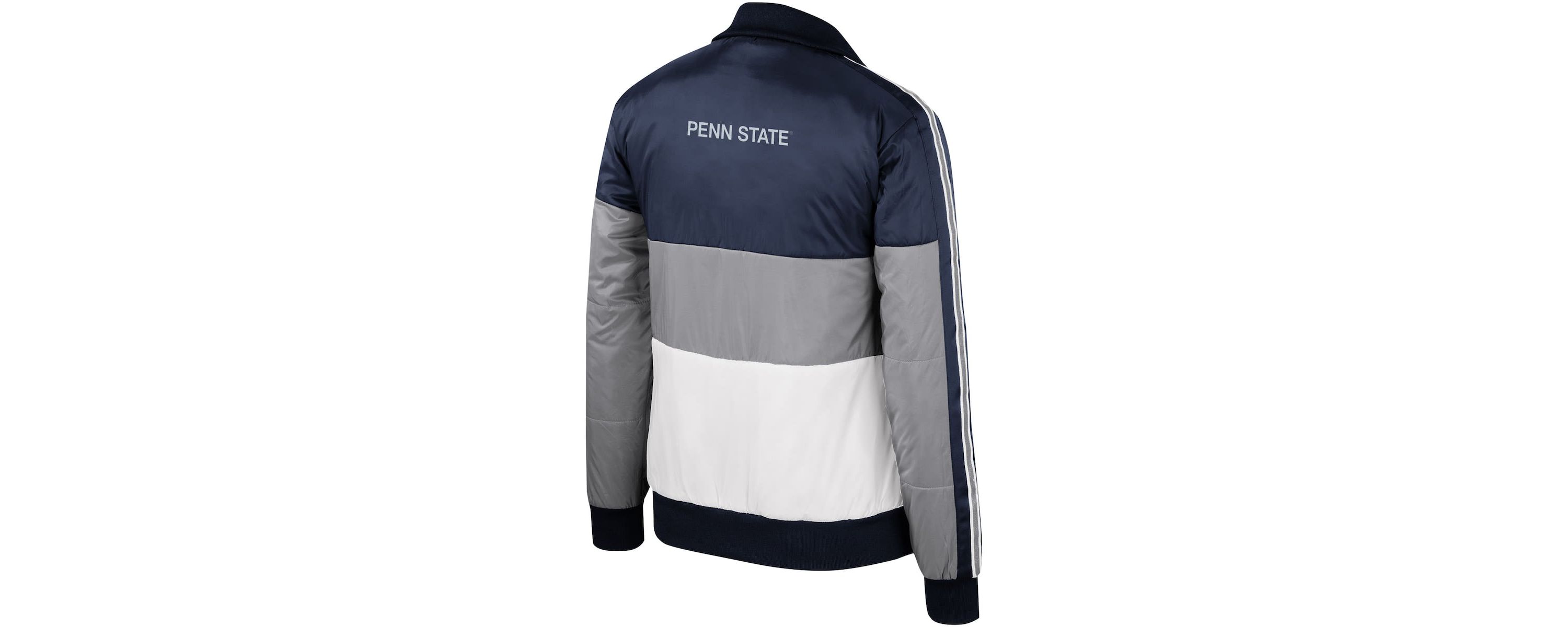 NCAA Penn State Nittany Lions Color-Block Puffer Full-Zip Jacket