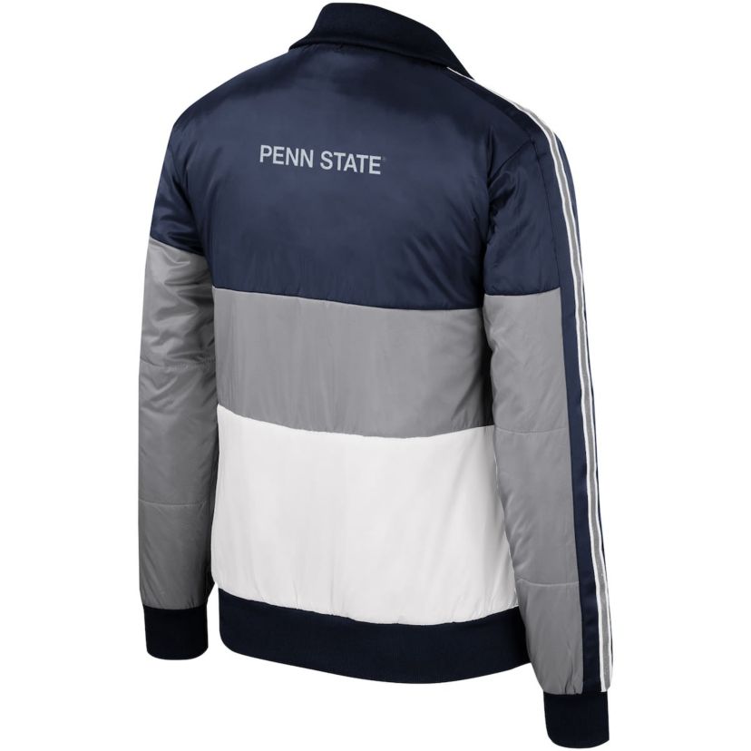 NCAA Penn State Nittany Lions Color-Block Puffer Full-Zip Jacket