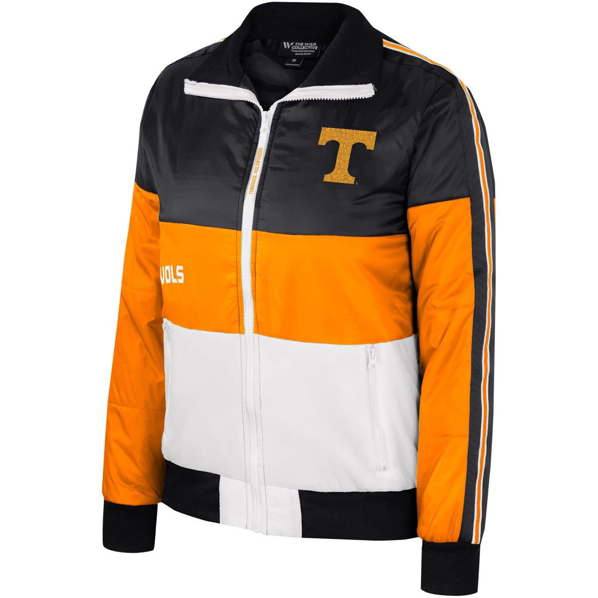 NCAA Tennessee Tennessee Volunteers Color-Block Puffer Full-Zip Jacket