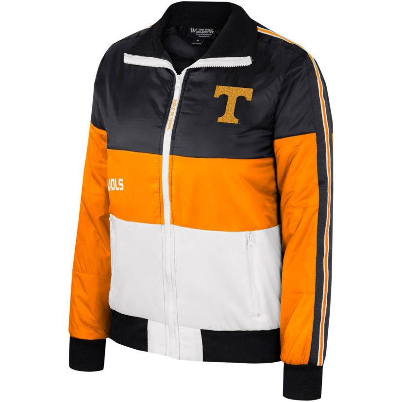NCAA Tennessee Tennessee Volunteers Color-Block Puffer Full-Zip Jacket