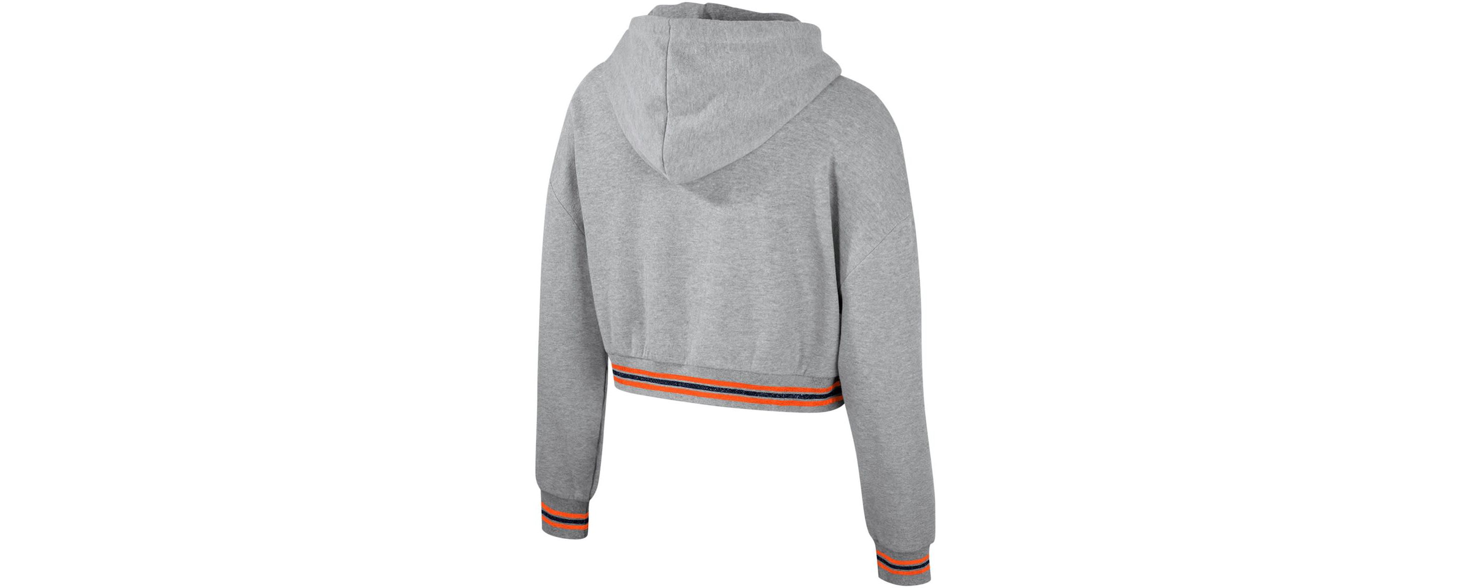 NCAA Auburn Tigers Cropped Shimmer Pullover Hoodie