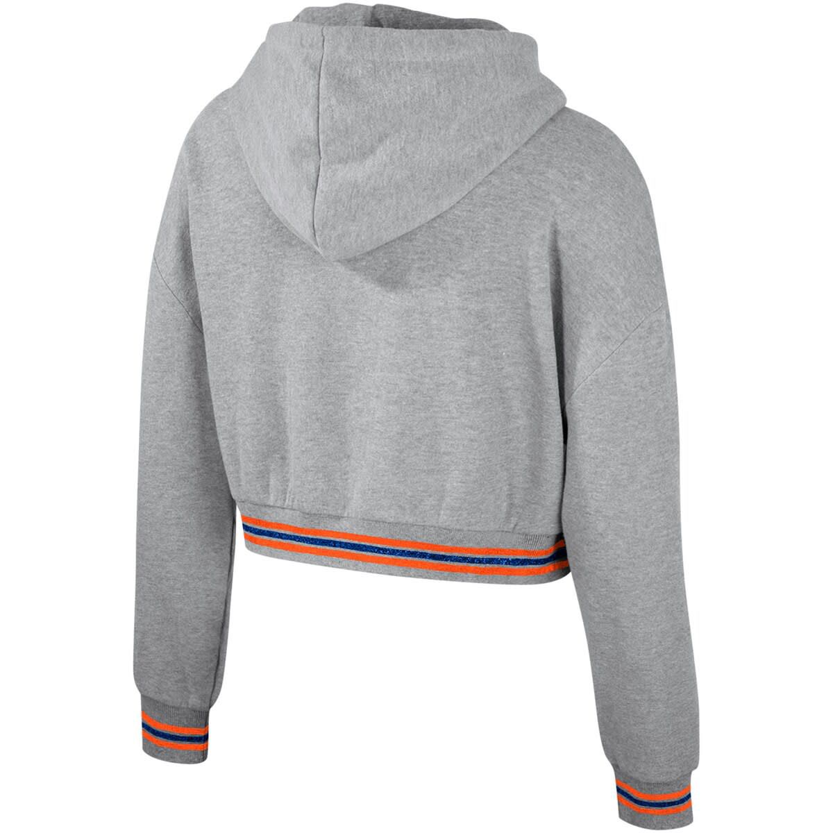 NCAA Florida Gators Cropped Shimmer Pullover Hoodie