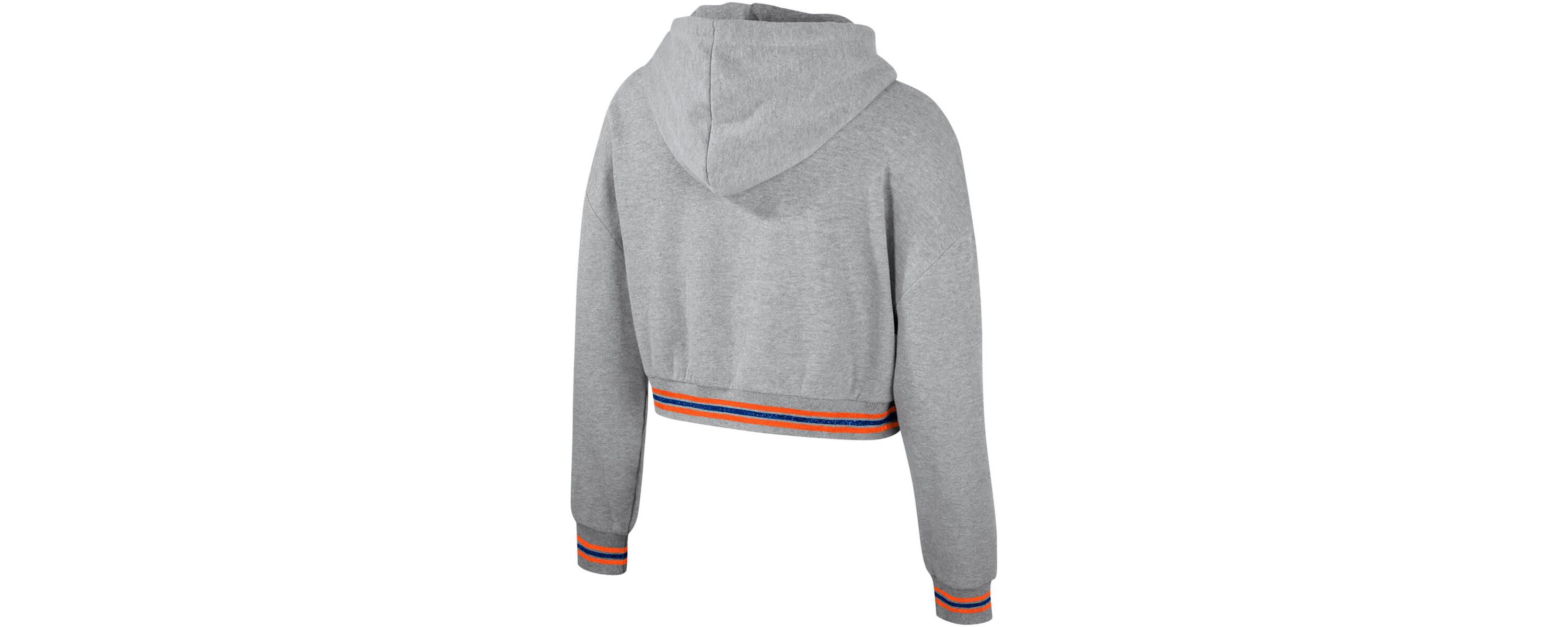 NCAA Florida Gators Cropped Shimmer Pullover Hoodie