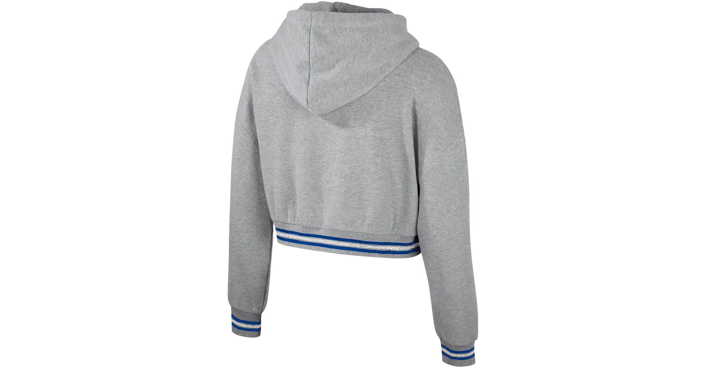 NCAA Kentucky Wildcats Cropped Shimmer Pullover Hoodie
