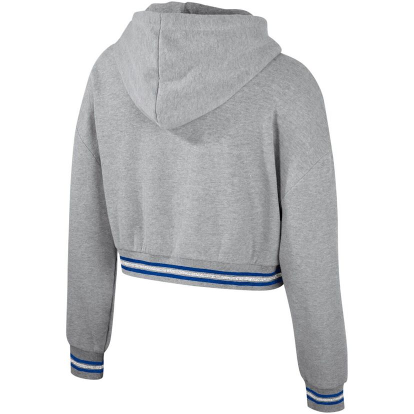 NCAA Kentucky Wildcats Cropped Shimmer Pullover Hoodie