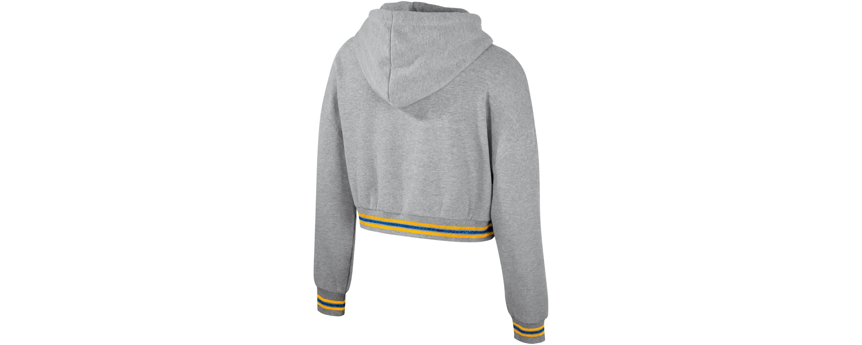 NCAA UCLA Bruins Cropped Shimmer Pullover Hoodie