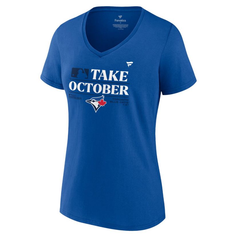 Toronto Blue Jays MLB Fanatics Toronto Jays 2023 season Locker Room V-Neck T-Shirt