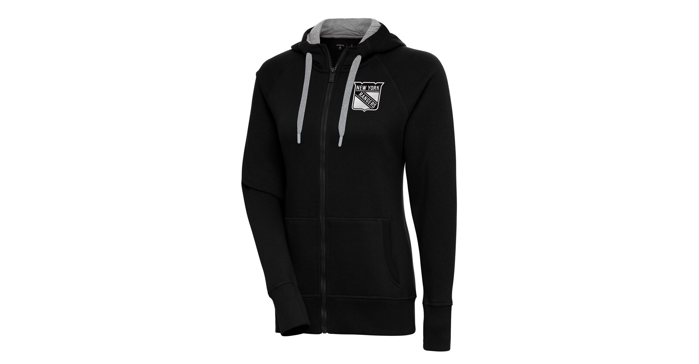 NHL New York Rangers Metallic Logo Victory Full-Zip Hoodie