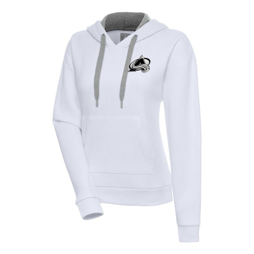 NHL Colorado Avalanche Metallic Logo Victory Pullover Hoodie