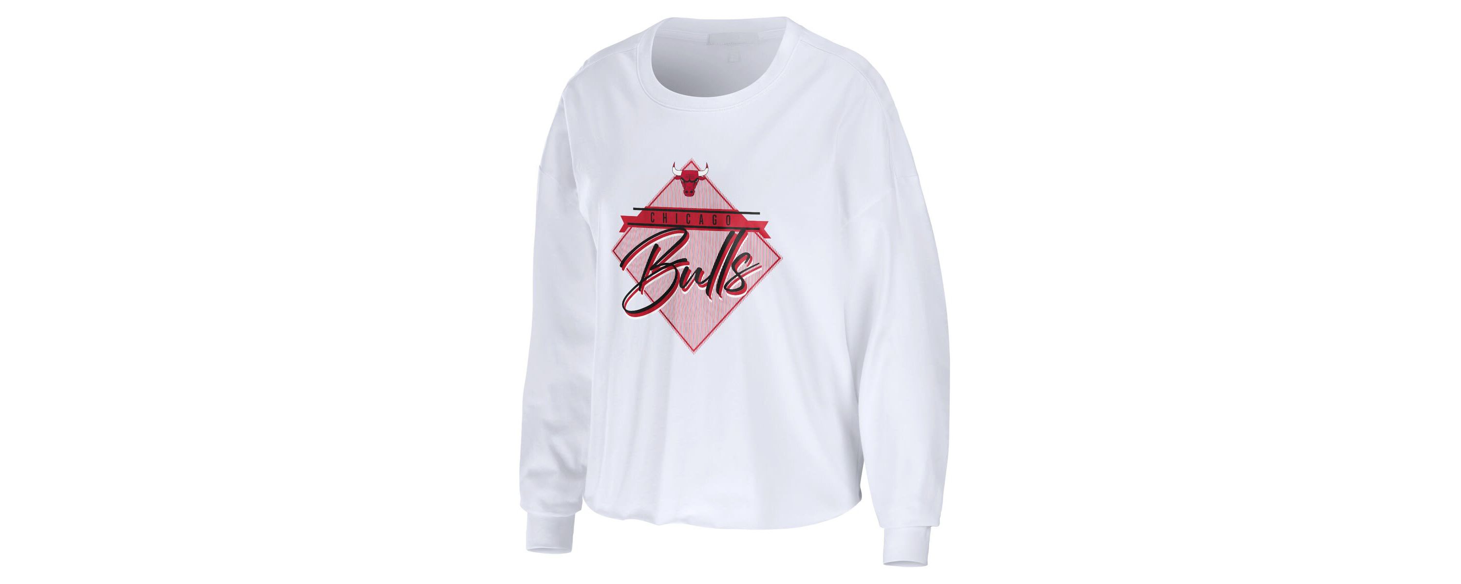 NBA Chicago Bulls Cropped Long Sleeve T-Shirt