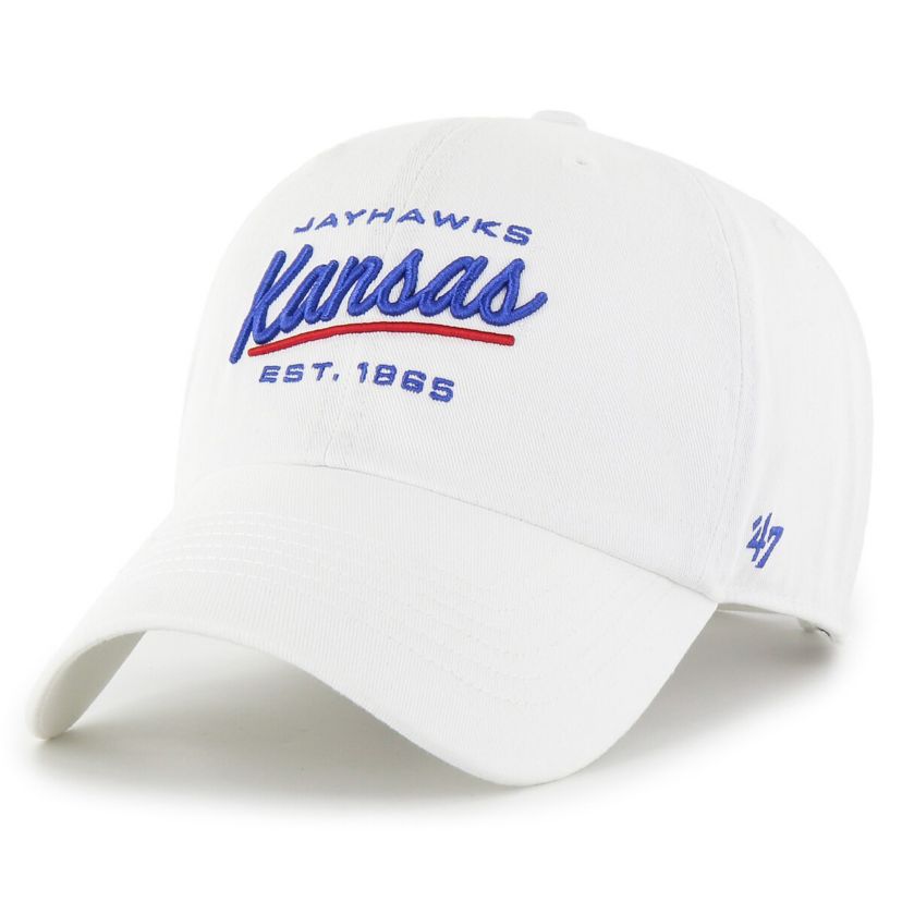 NCAA Kansas Jayhawks Sidney Clean Up Adjustable Hat