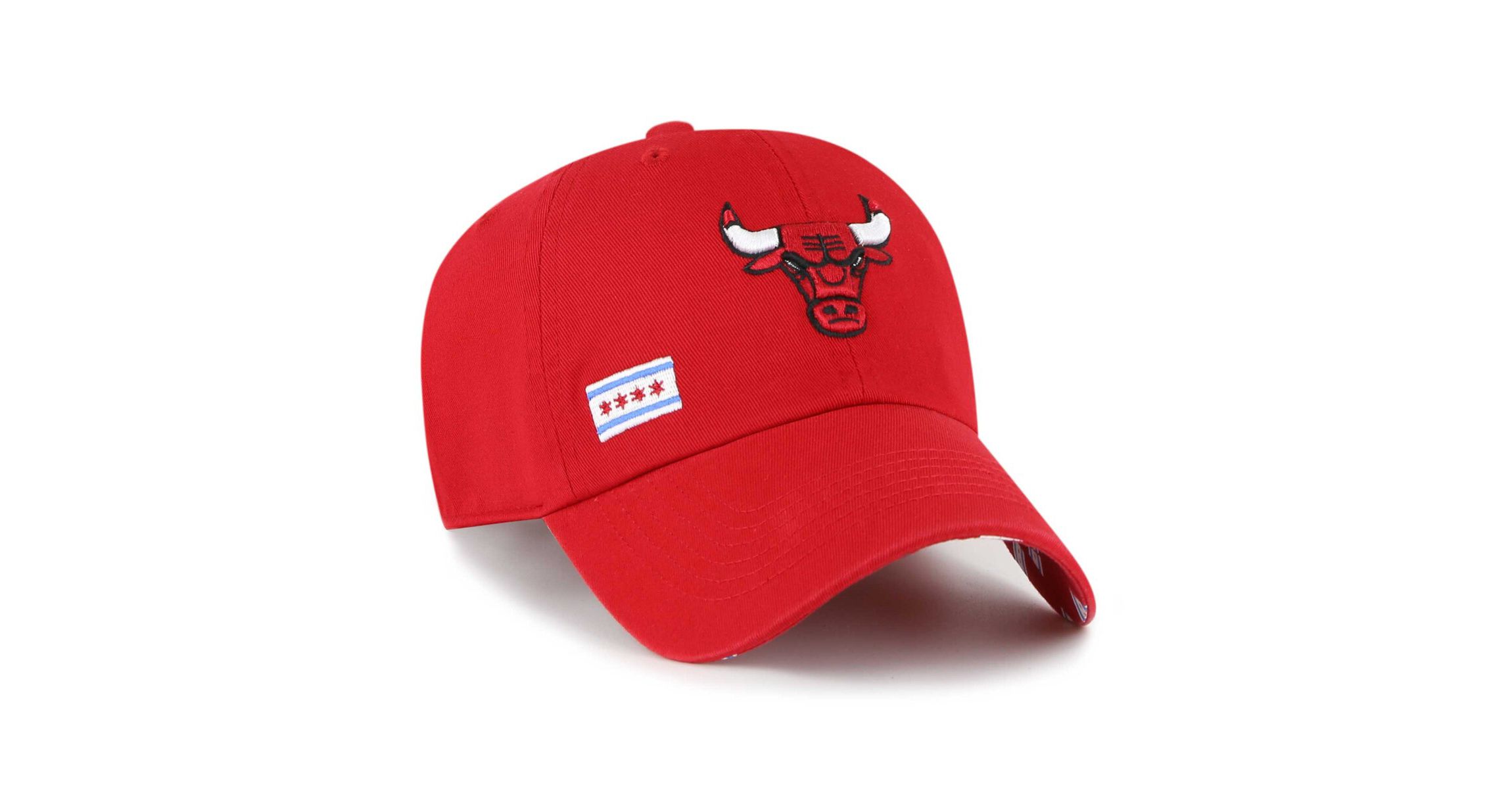 NBA Chicago Bulls Confetti Undervisor Clean Up Adjustable Hat