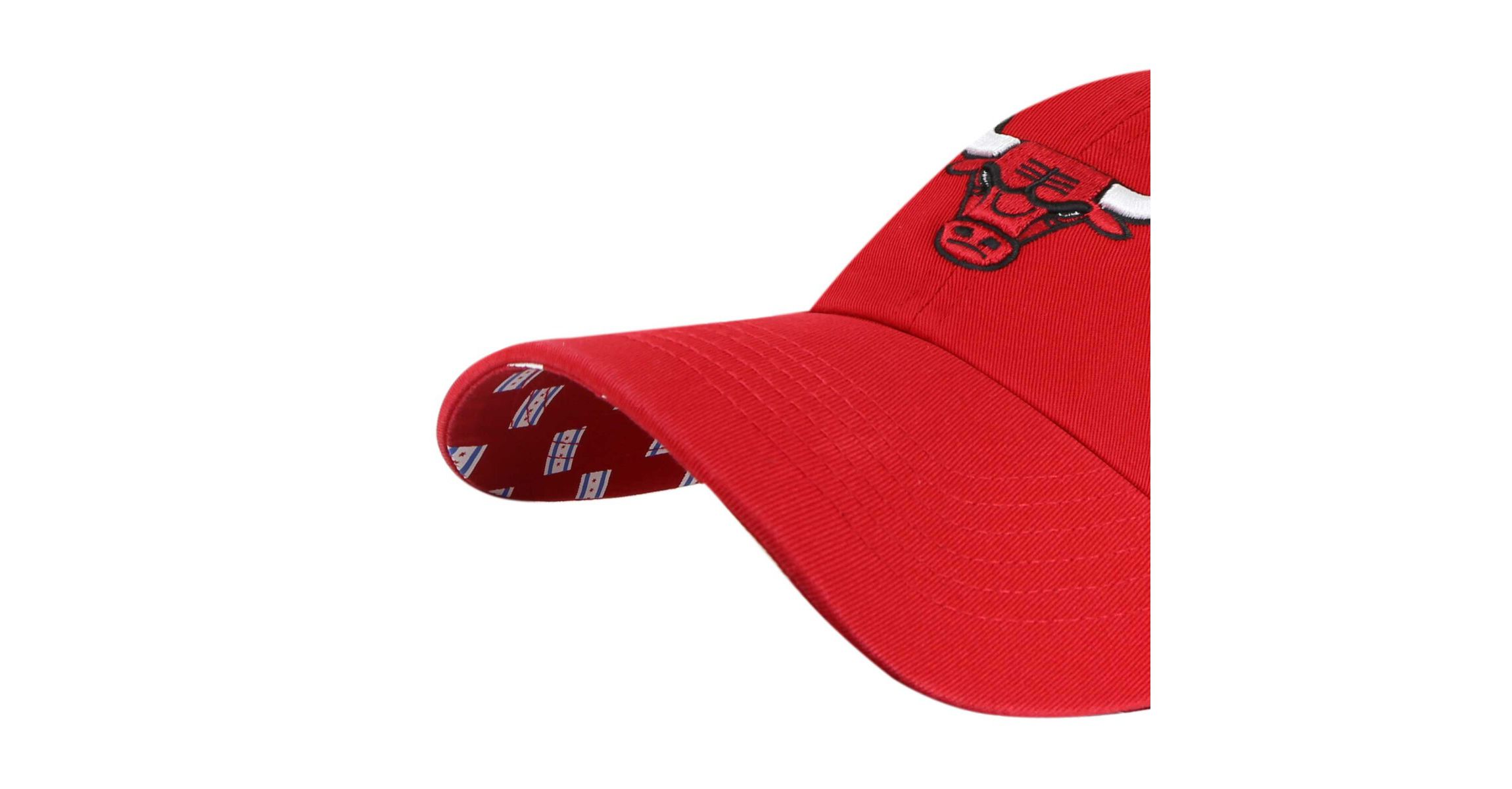 NBA Chicago Bulls Confetti Undervisor Clean Up Adjustable Hat