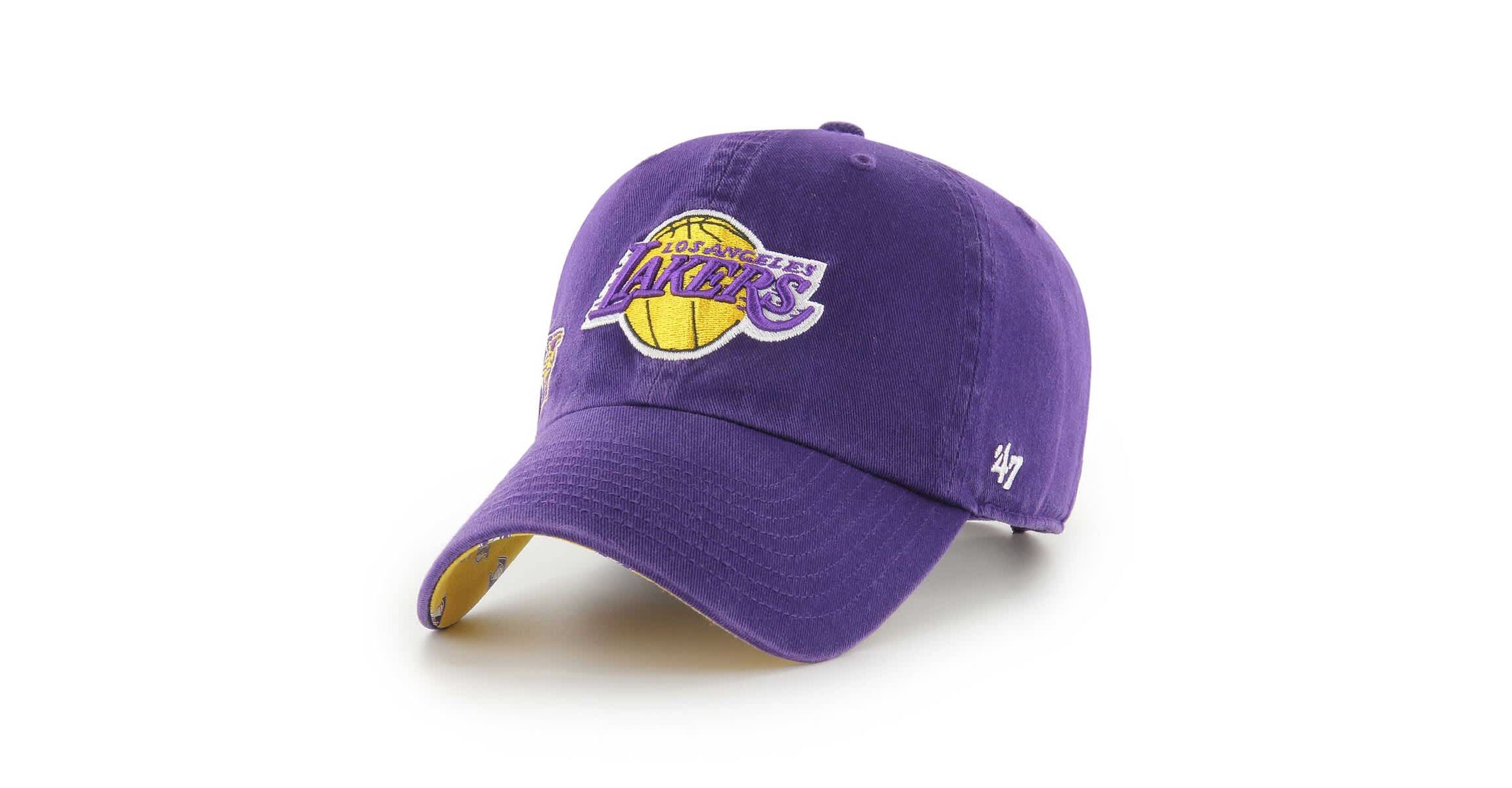 NBA Los Angeles Lakers Confetti Undervisor Clean Up Adjustable Hat