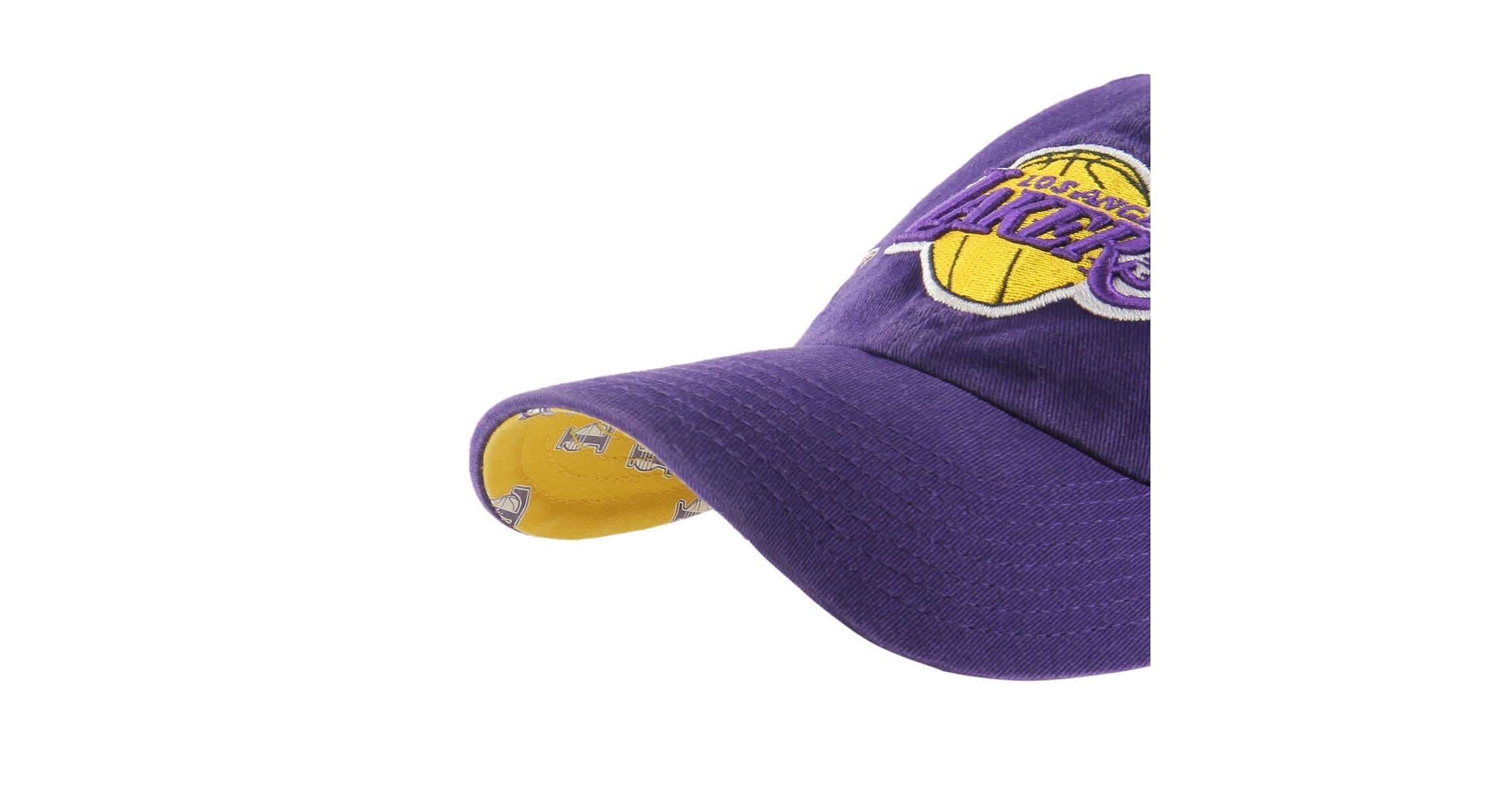 NBA Los Angeles Lakers Confetti Undervisor Clean Up Adjustable Hat