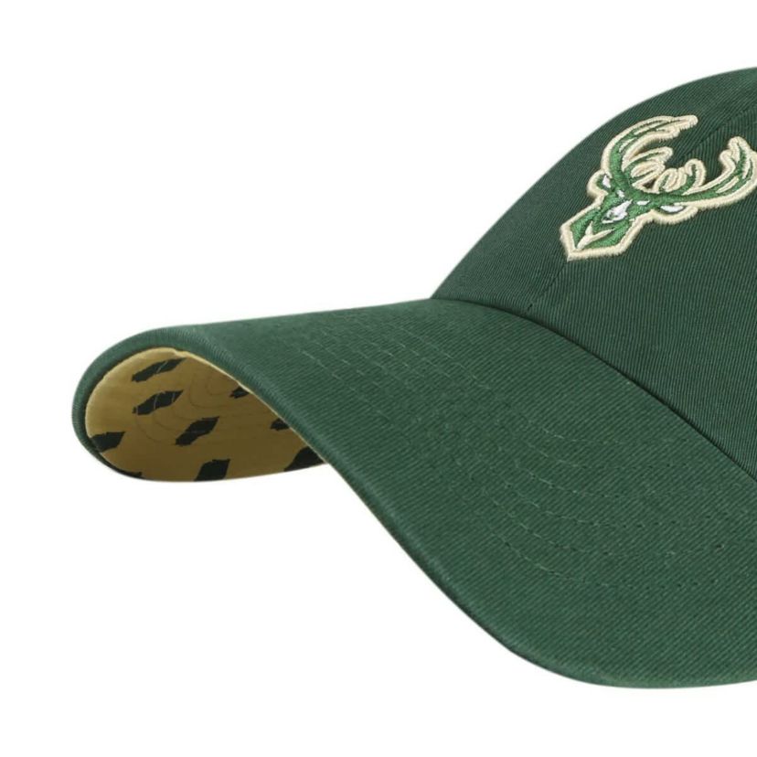 NBA Hunter Milwaukee Bucks Confetti Undervisor Clean Up Adjustable Hat