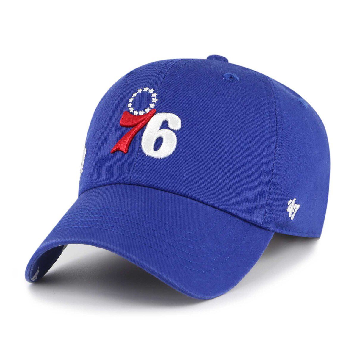 NBA Philadelphia 76ers Confetti Undervisor Clean Up Adjustable Hat