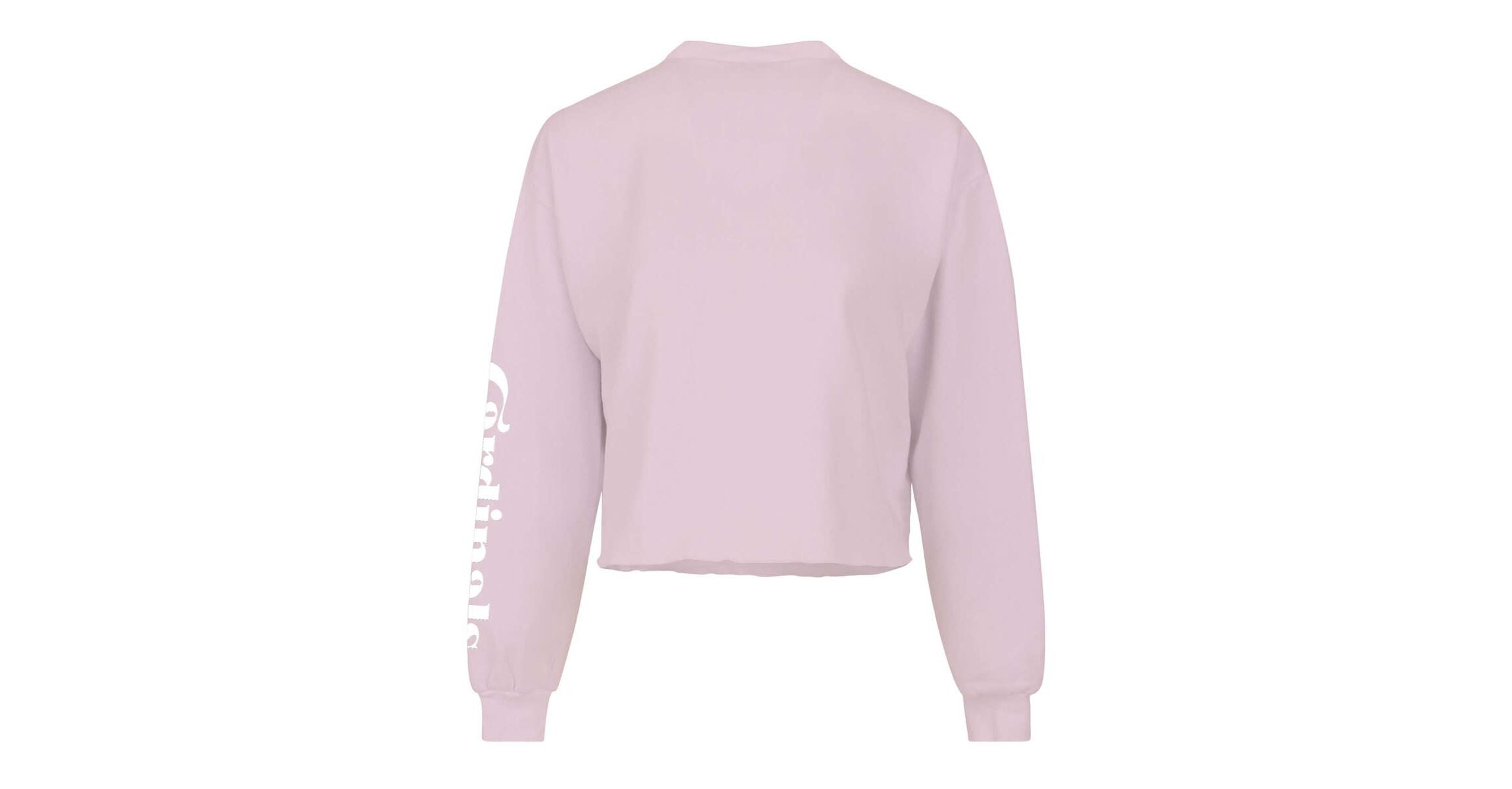 MLB Fanatics St. Louis Cardinals Cropped Slouchy Long Sleeve T-Shirt