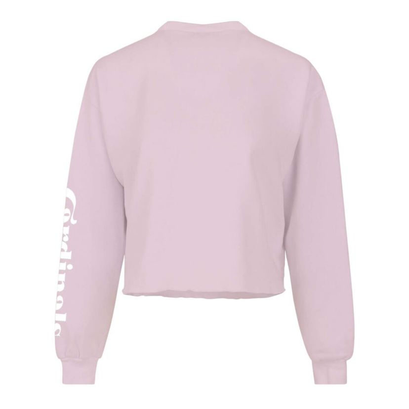 MLB Fanatics St. Louis Cardinals Cropped Slouchy Long Sleeve T-Shirt