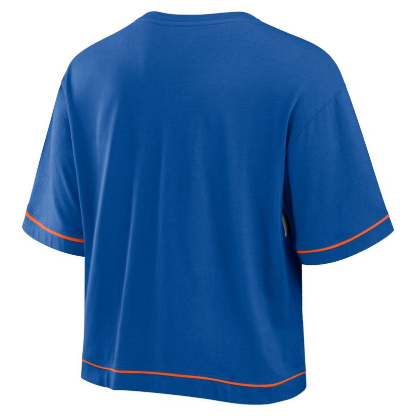 NCAA Fanatics Florida Gators Home Team Bold Fashion Modest V-Neck Cropped T-Shirt