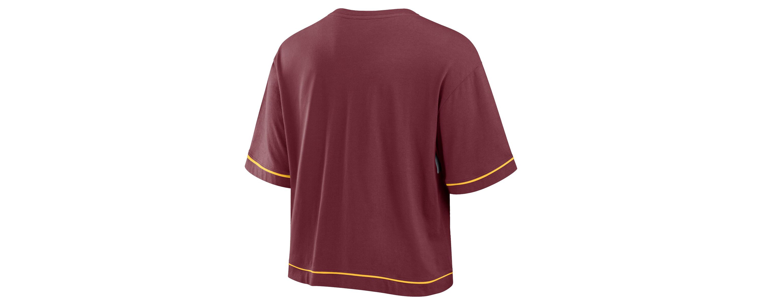 NCAA Fanatics Minnesota Golden Gophers Home Team Bold Fashion Modest V-Neck Cropped T-Shirt