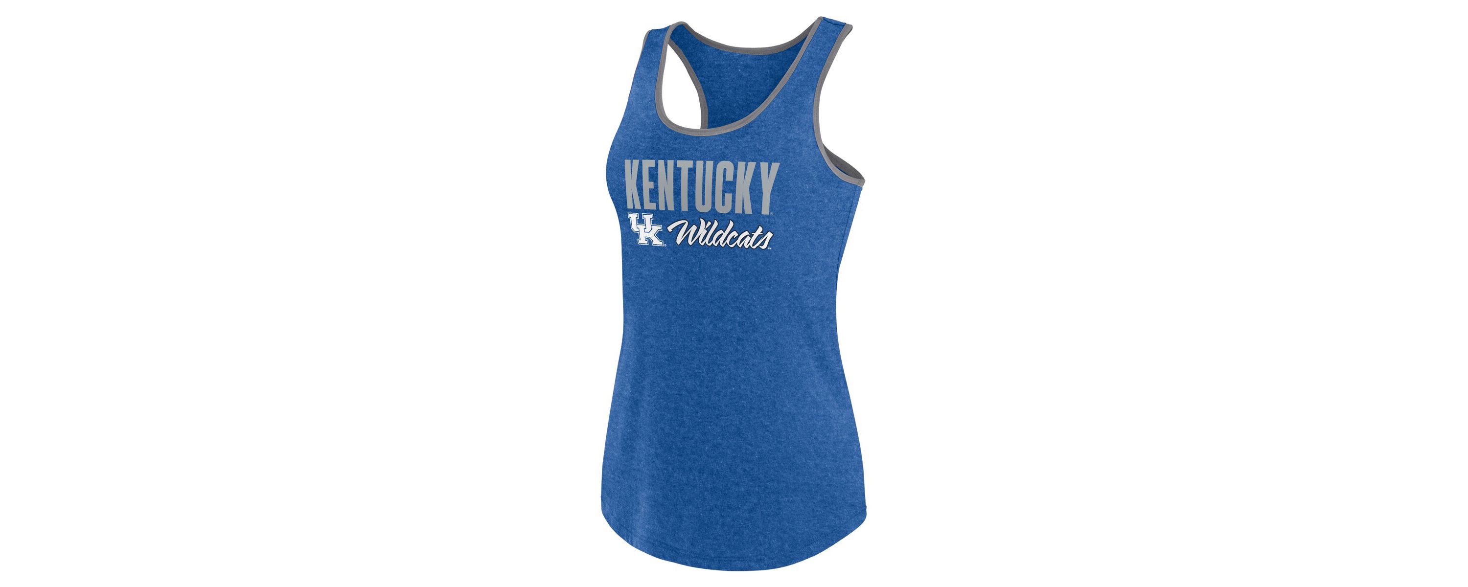 NCAA Fanatics Kentucky Wildcats Fuel Racerback Tank Top
