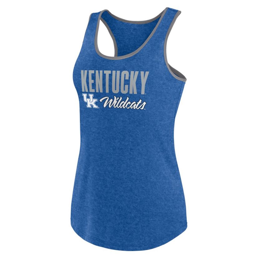 NCAA Fanatics Kentucky Wildcats Fuel Racerback Tank Top