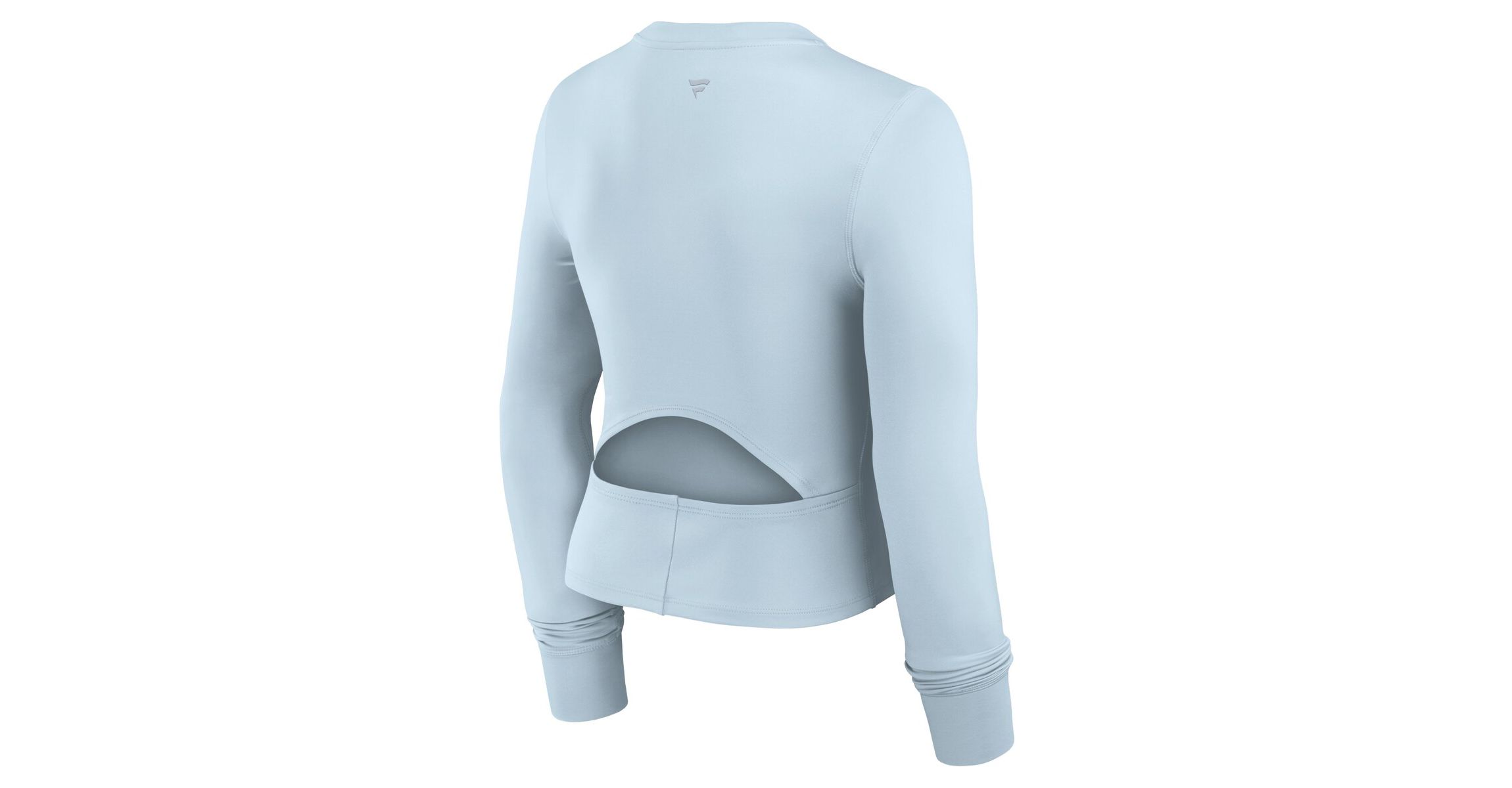 MLB Fanatics Light Chicago Cubs Studio Fitted Long Sleeve Gym Top