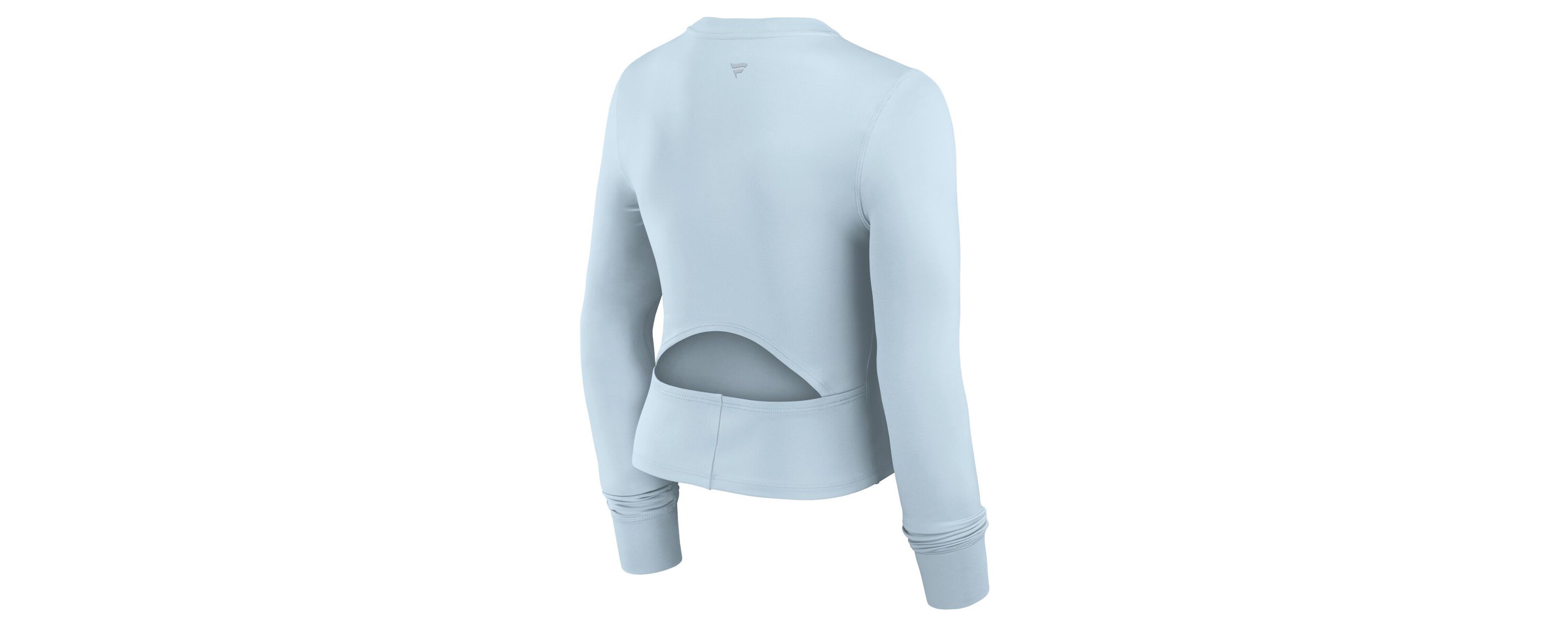 MLB Fanatics Light Los Angeles Dodgers Studio Fitted Long Sleeve Gym Top