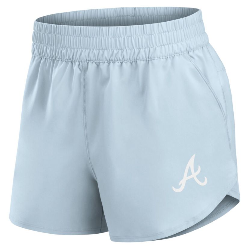 MLB Fanatics Light Atlanta Braves Studio Woven Vibe Shorts