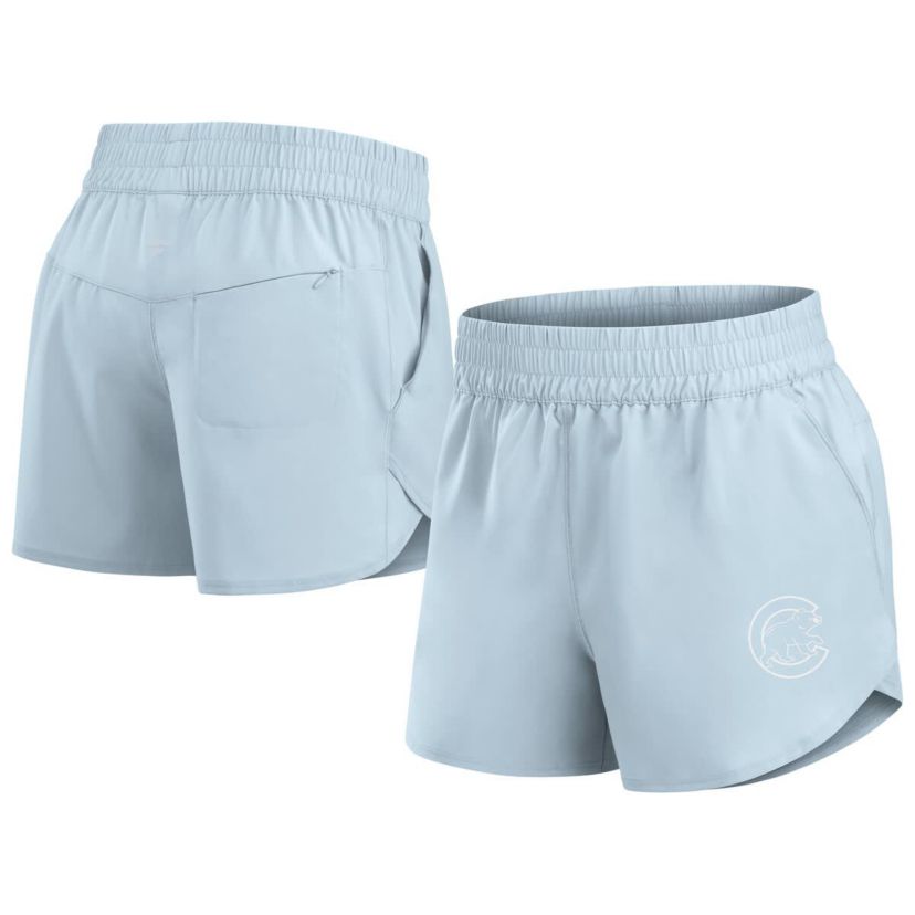 MLB Fanatics Light Chicago Cubs Studio Woven Vibe Shorts