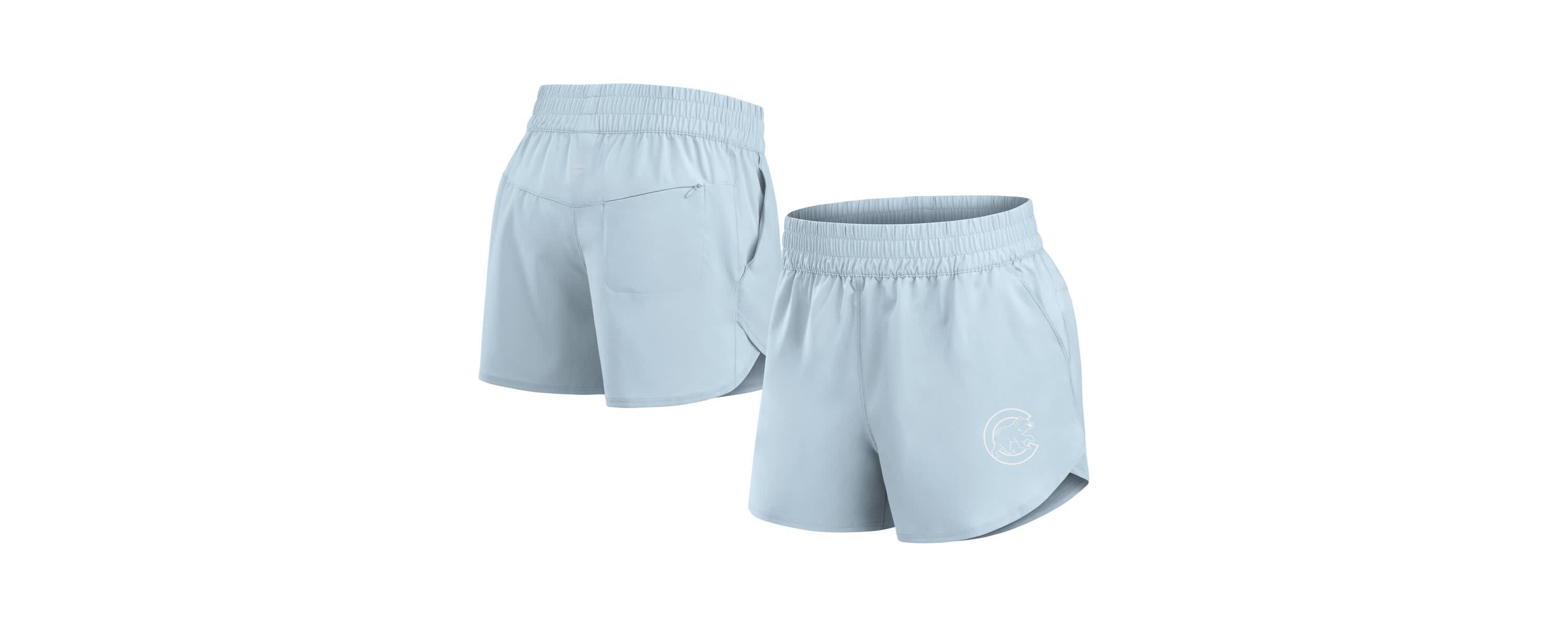 MLB Fanatics Light Chicago Cubs Studio Woven Vibe Shorts