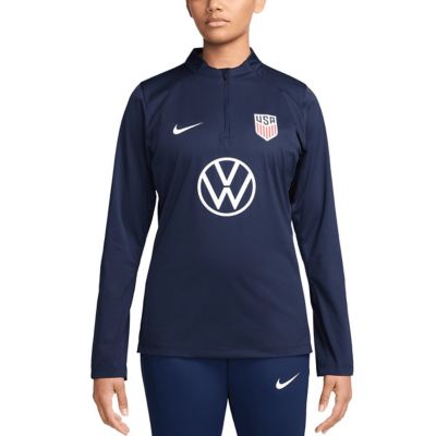 Soccer National Teams Nike USMNT 2024 Strike Drill Performance Quarter-Zip Pullover Top