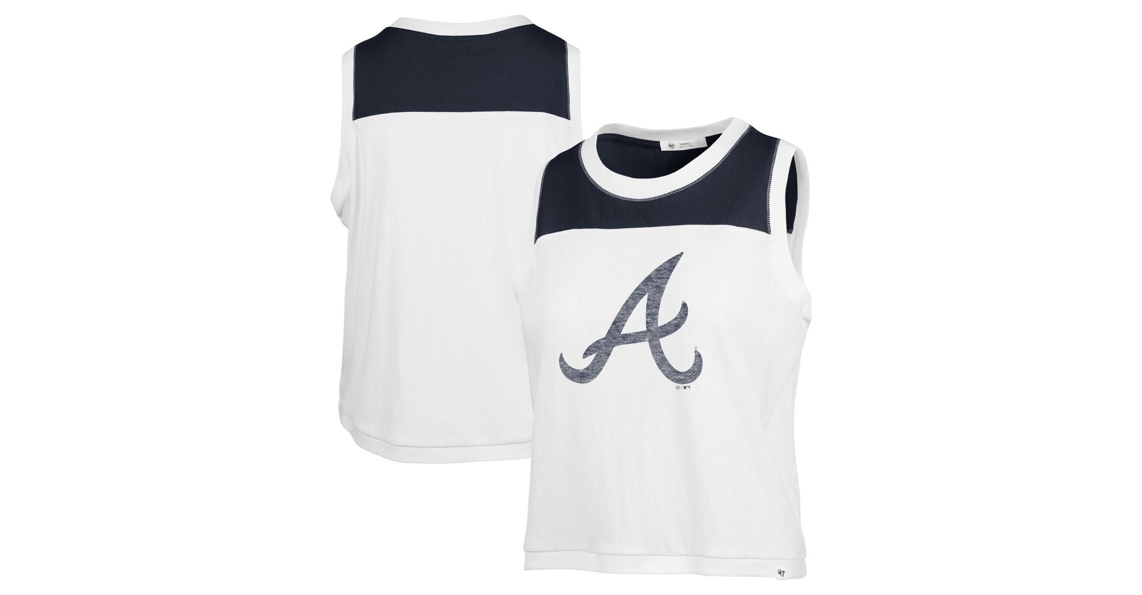 MLB Atlanta Braves Plus Size Waist Length Muscle Tank Top